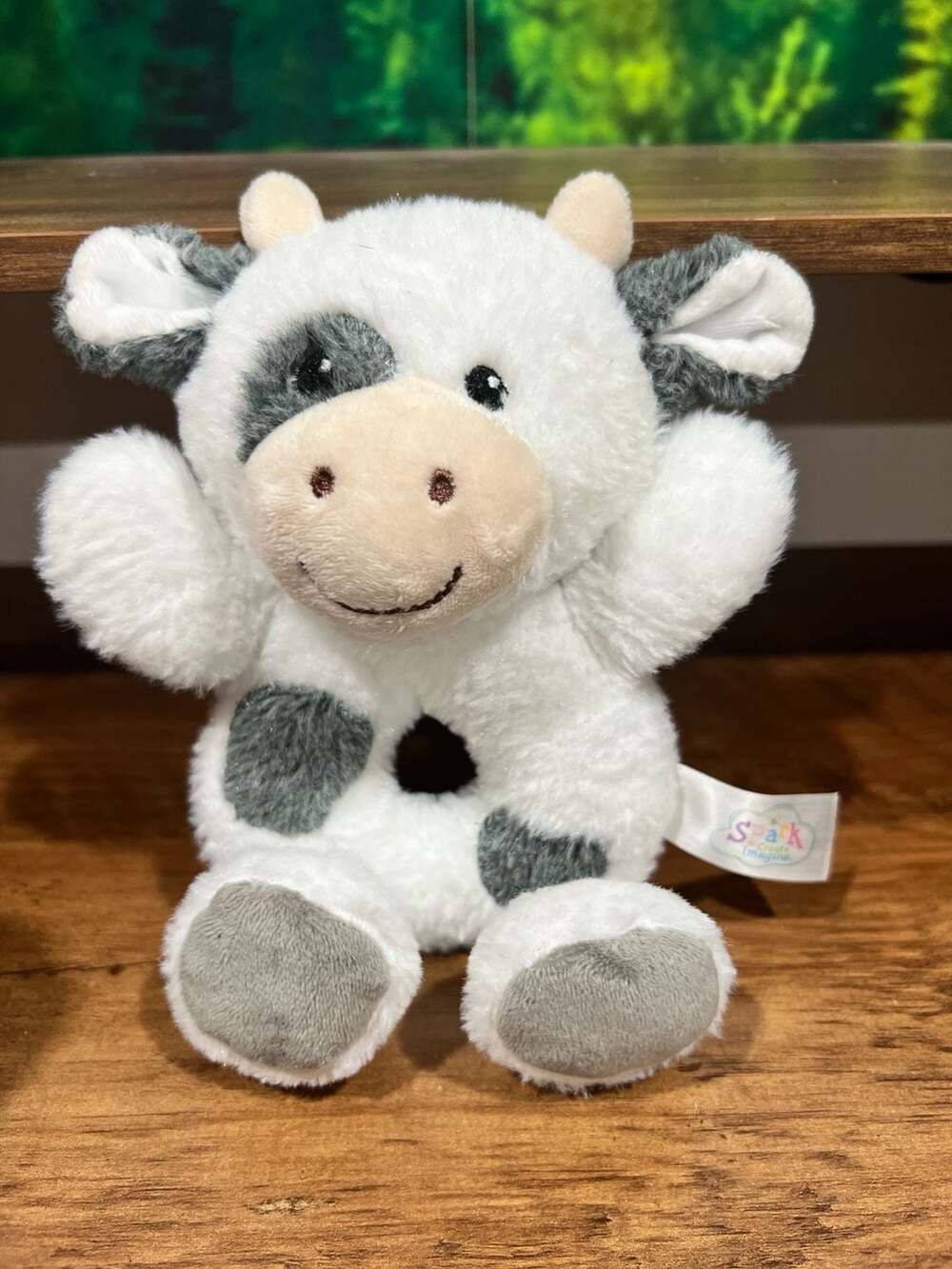 Spark Create Imagine Plush Cow Rattle 0 Months+